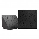 G4M Acoustics Curves 60 x 42cm Corner Panel, Black, Pair