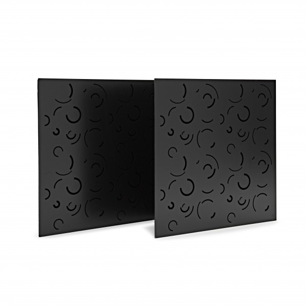 G4M Acoustics Curves 60 x 42cm Corner Panel, Black, Pair