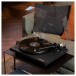 Crosley C6 Turntable with Bluetooth Output, Black - Lifestyle