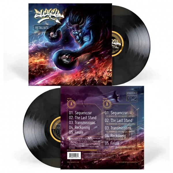 TTW Records Retaliate Scratch Vinyl Record, Black - Vinyl