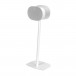 Mountson Floor Stand, White with Sonos Era 300 Attached Angled