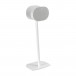 Mountson Floor Stand, White with Sonos Era 300 Attached Angled