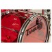 Tamburo Volume Series 22'' 5pc Acrylic Shell Pack, Wine Red - Bass