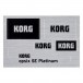 Korg Opsix SE, Platinum - Stickers