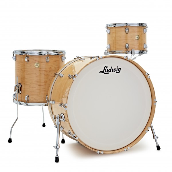 Ludwig Continental 26'' 3pc Shell Pack, Natural Maple