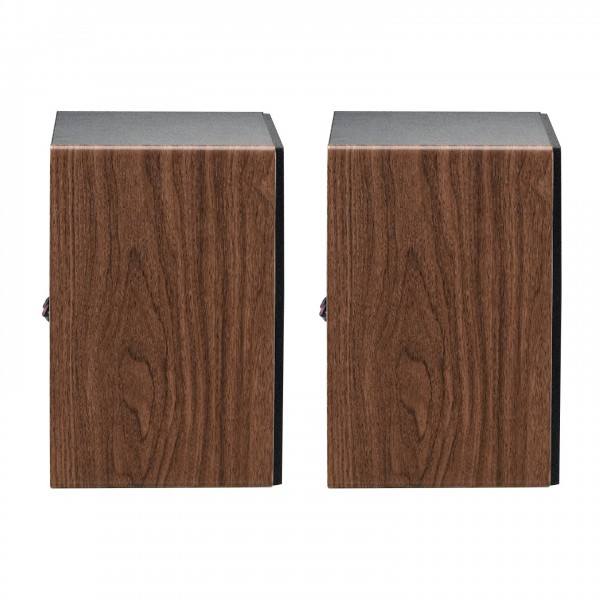 Focal Vestia N1 Bookshelf Speaker (Pair), Dark Wood Side View