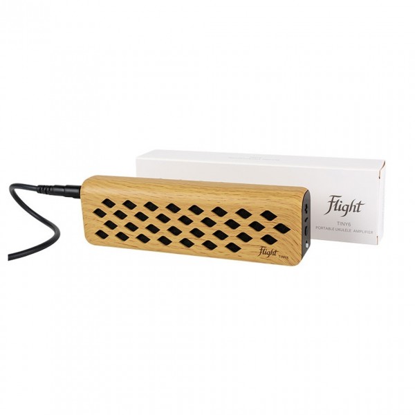Flight Tiny6 2x3W Portable Ukulele Amp, Maple - Pack