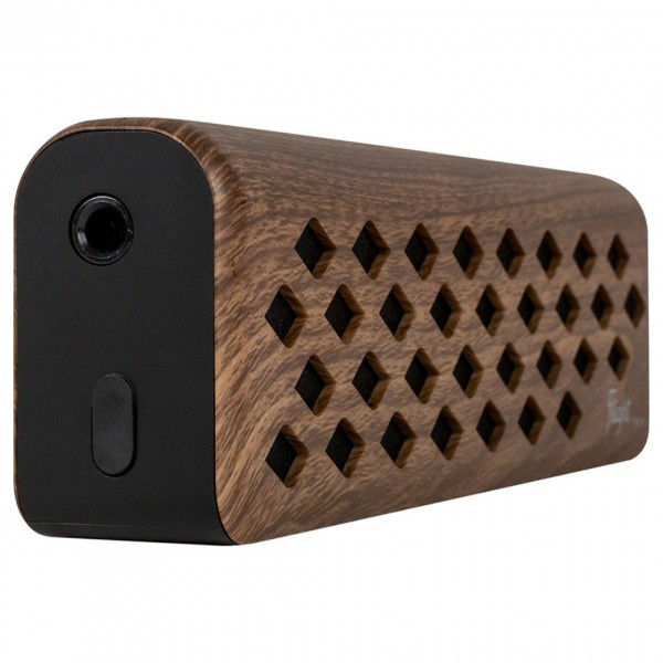 Flight Tiny6 2x3W Portable Ukulele Amp, Walnut - Side