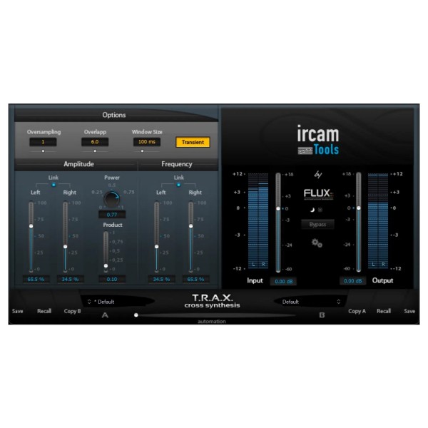 FLUX:: Ircam Trax - Cross Synthesis 