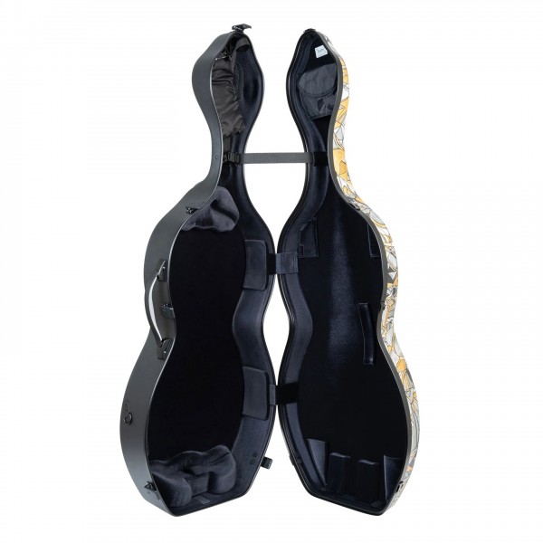 BAM Cube Shamrock Cello Case without Wheels, Limited Edition Open