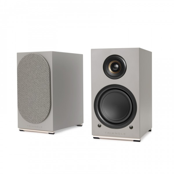 Triangle AIO Twin Bookshelf Speakers Both Speakers Linen Grey