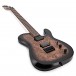 SubZero Paradigm Electric Guitar, Black Burl Burst