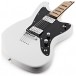 SubZero Rogue VI Baritone Electric Guitar, Polar White