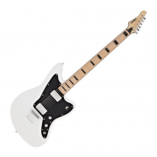 SubZero Rogue VI Baritone Electric Guitar, Polar White