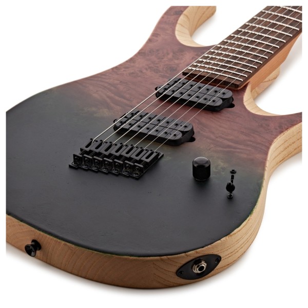 G4M 529 Pro Fanned Fret 7-String Electric Guitar, Ocean Fade