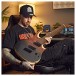 G4M 529 Pro Fanned Fret 8-String Electric Guitar, Grey Tide Fade