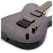 G4M 734 Pro Baritone Electric Guitar, Black Burl Burst