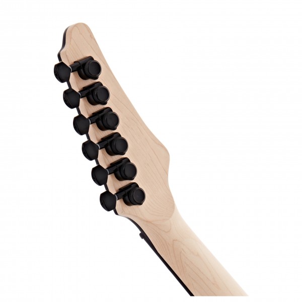 G4M 734 Pro Baritone Electric Guitar, Black Burl Burst