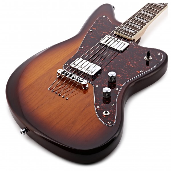 G4M 638 Baritone Electric Guitar, Tobacco Sunburst