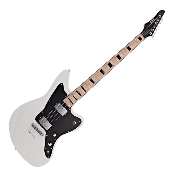 G4M 638 Baritone VI Electric Guitar, White at Gear4music