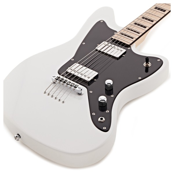 G4M 638 Baritone Electric Guitar, White