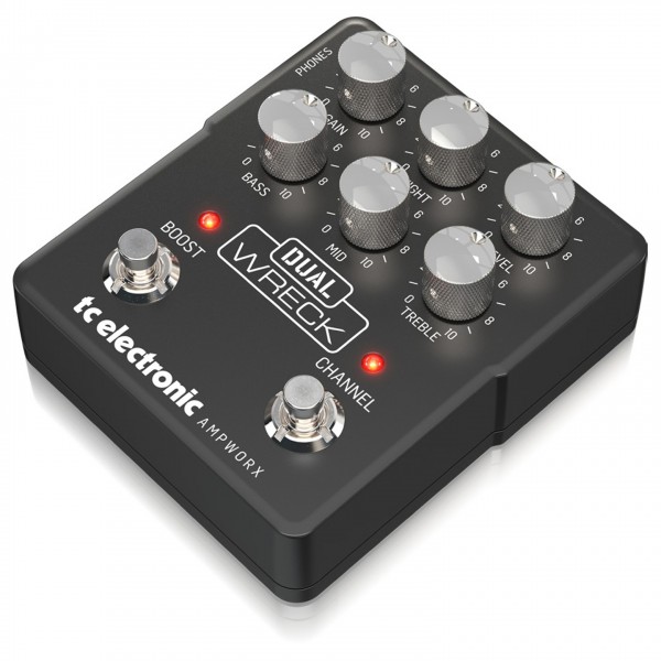 TC Electronic Dual Wreck Pre-Amp - Angled, Right
