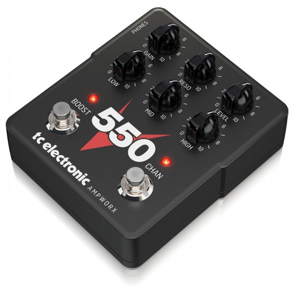 TC Electronic V550 Pre-Amp - Angled, Right