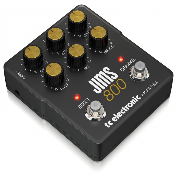 TC Electronic JIMS 800 Pre-Amp - Angled, Left