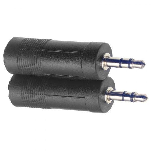 Stagg 3.5mm Mono Male/6.35mm Stereo Female Adaptor, Pair