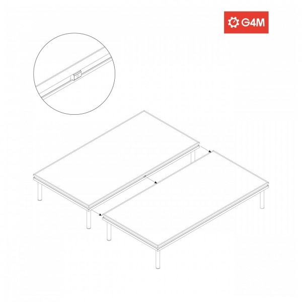 G4M Pro Stage 2m x 4m, 40cm at Gear4music