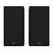 Klipsch R-50PM Reference Powered Bookshelf Speakers (Pair), Black - with grilles