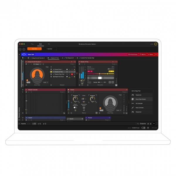 Evans Hybrid Sensory Percussion Sound System - Software Example 2