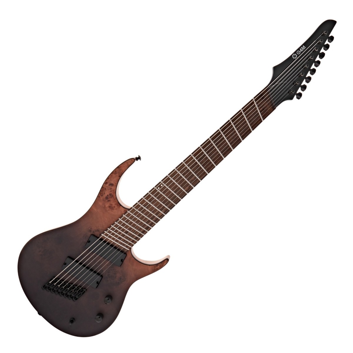 Click to view product details and reviews for G4m 529 Pro Fanned Fret 8 String Electric Guitar Grey Tide Fade.