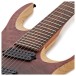 G4M 529 Pro Fanned Fret 8-String Electric Guitar, Grey Tide Fade
