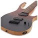 G4M 529 Pro Fanned Fret 8-String Electric Guitar, Grey Tide Fade