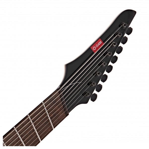 G4M 529 Pro Fanned Fret 8-String Electric Guitar, Grey Tide