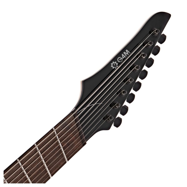 G4M 529 Pro Fanned Fret 8-String Electric Guitar, Grey Tide