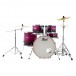 Pearl Export EXX 22'' Rock Drum Kit, Raspberry Sunset - Front