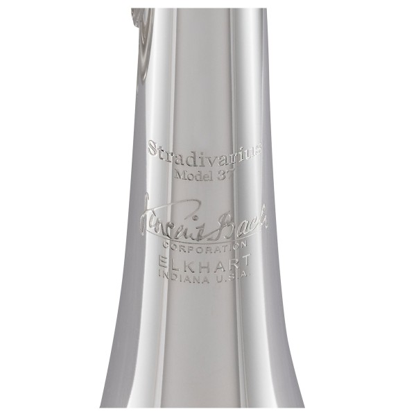 Bach Stradivarius 190S37 Trumpet, Silver Plated 7