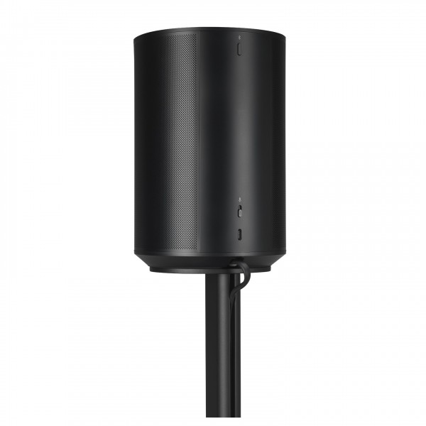 Mountson Sonos Era 100 Stand Detail View with Speaker Attached