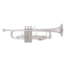 Bach Stradivarius 180S43R Trompete, umgekehrtes Mundrohr, Silver-plattiert