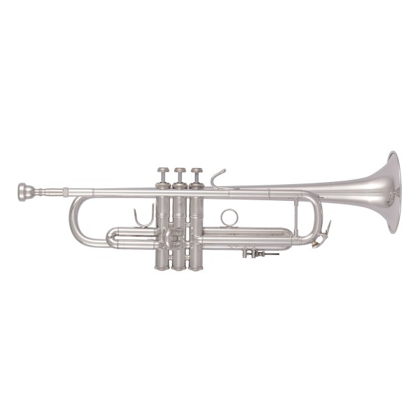 Bach Stradivarius 180S43R Trumpet, Reverse Leadpipe, Silver Plated 1