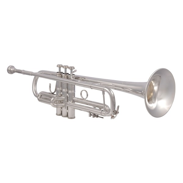 Bach Stradivarius 180S43R Trumpet, Reverse Leadpipe, Silver Plated 2