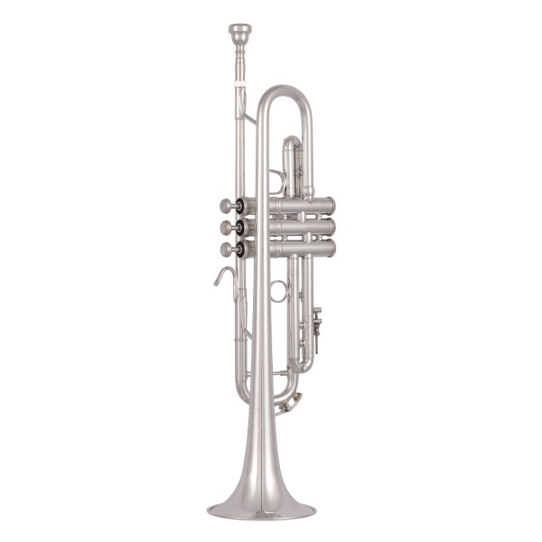 Bach Stradivarius 180S43R Trumpet, Reverse Leadpipe, Silver Plated 4