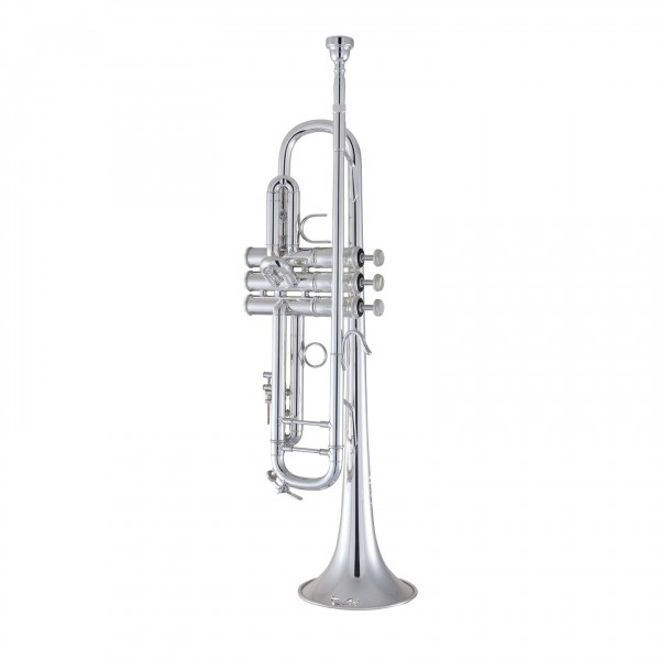 Bach Stradivarius 180S37 Trumpet, Silver Side