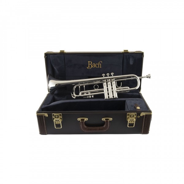 Bach Stradivarius 180S37 Trumpet, Silver at Gear4music