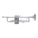 Bach Stradivarius 180S37R Trumpet, Reverse Leadpipe, Silver Plated 1