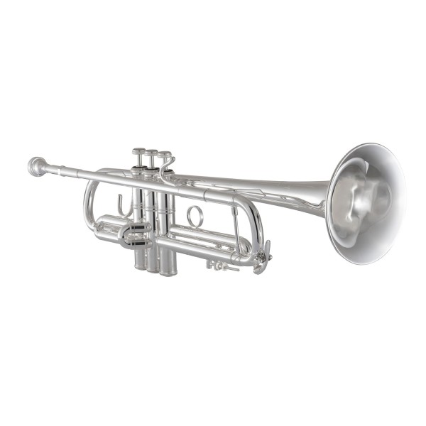 Bach Stradivarius 180S37R Trumpet, Reverse Leadpipe, Silver Plated 2