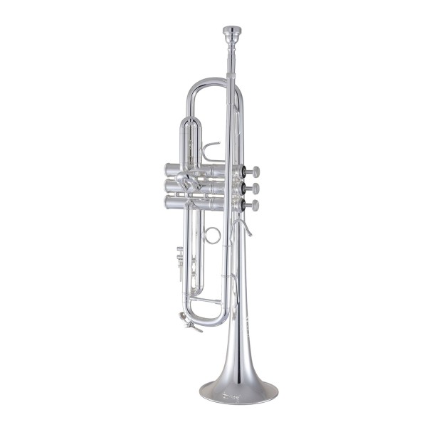 Bach Stradivarius 180S37R Trumpet, Reverse Leadpipe, Silver Plated 4