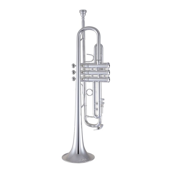 Bach Stradivarius 180S37R Trumpet, Reverse Leadpipe, Silver Plated 5